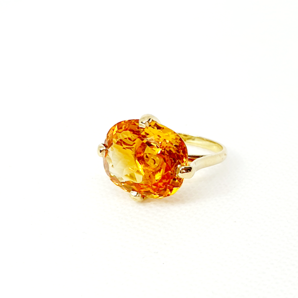 Anillo Citrina