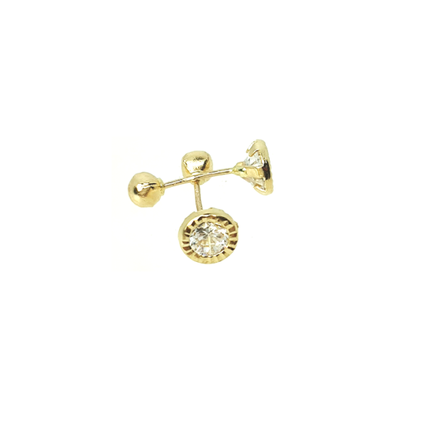 Aretes Zafiro blanco