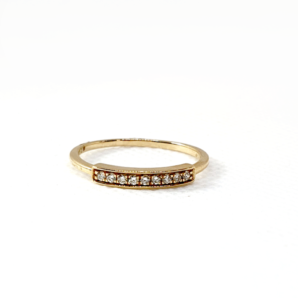 Anillo cintillo Diamantes