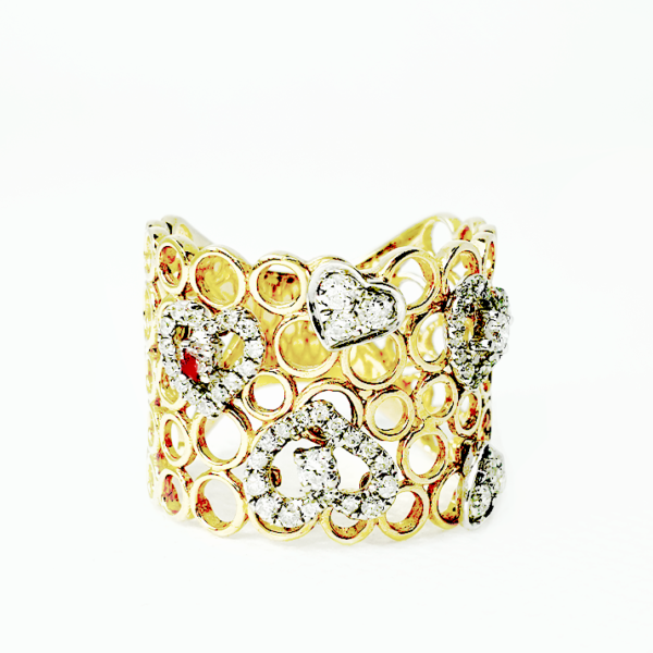 Anillo Corazones